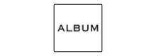 ロゴ：美容室 ALBUM GINZA