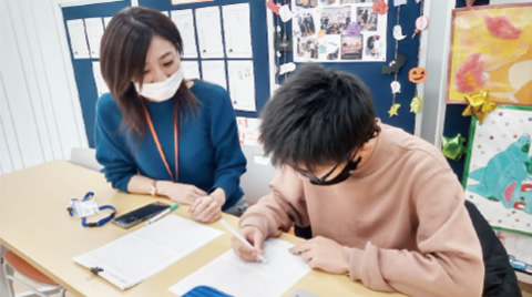 個別学習の写真
