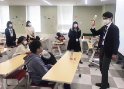 姉妹校との連携を活かした授業風景1