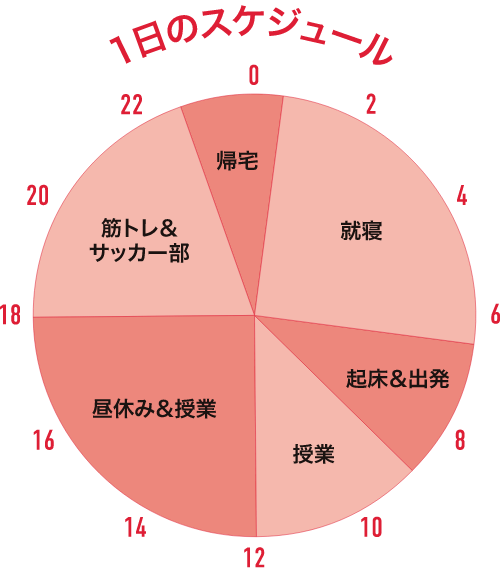 1日のスケジュール