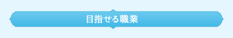 目指せる職業