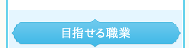 目指せる職業