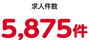 求人件数5,875件