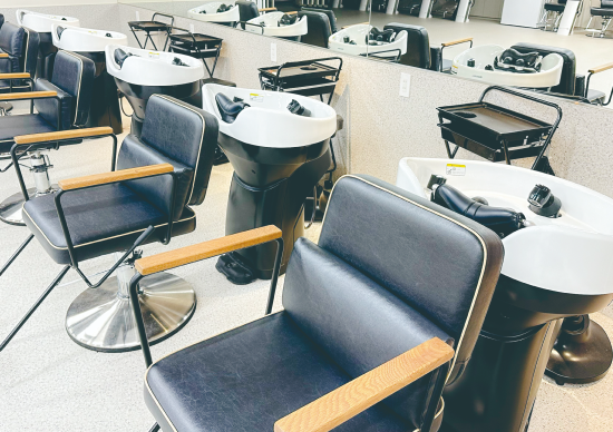 カット・シャンプー実習室