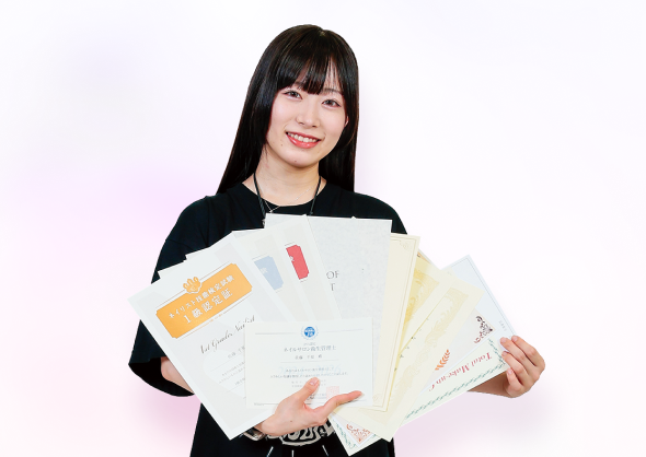 圧倒的な資格取得数