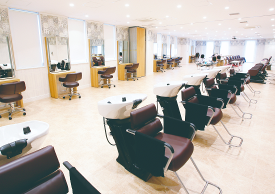 美容実習室