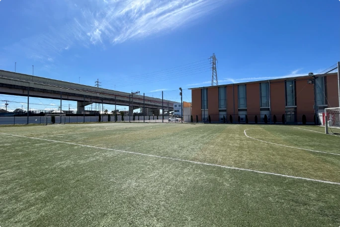 広々とした練習場の様子