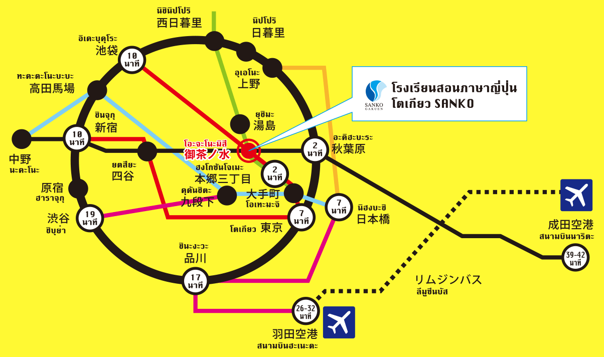 แผนที่เส้นทาง