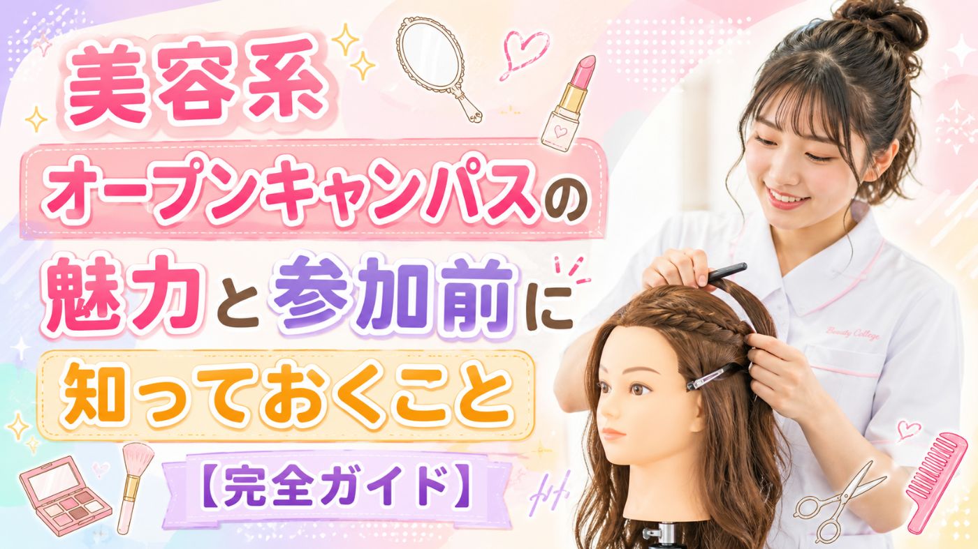 美容系オープンキャンパスの魅力と参加前に知っておくこと【完全ガイド】