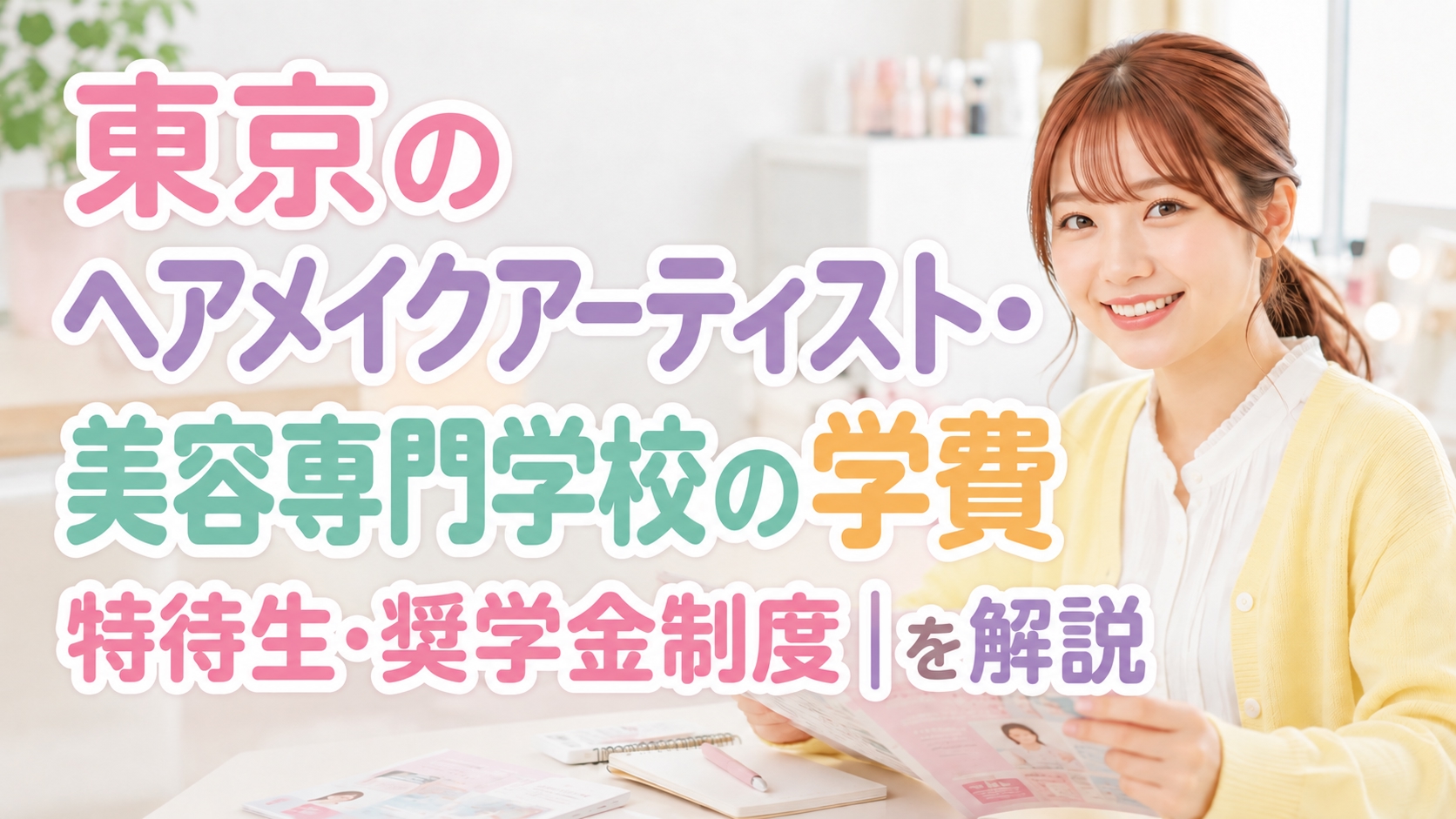 東京のヘアメイクアーティスト・美容専門学校の学費｜特待生・奨学金制度…