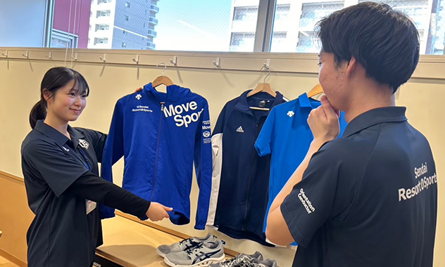 スポーツ用品店員体験