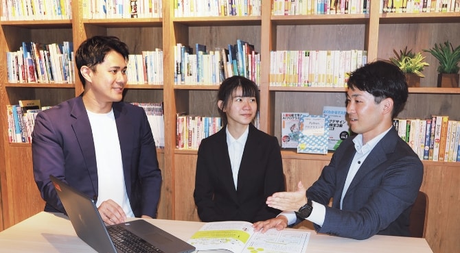 クラス担当×就職担当2人体制の協力サポート