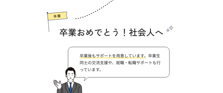 卒業おめでとう!社会人へ