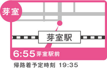 集合場所の地図