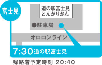 集合場所の地図