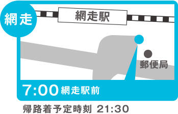 集合場所の地図