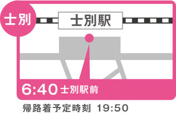 集合場所の地図