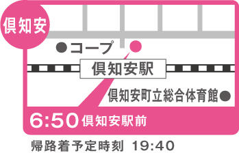 集合場所の地図