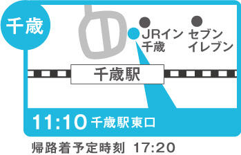 集合場所の地図