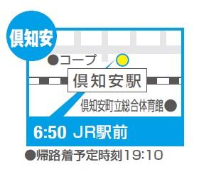 地図:倶知安(JR駅前)