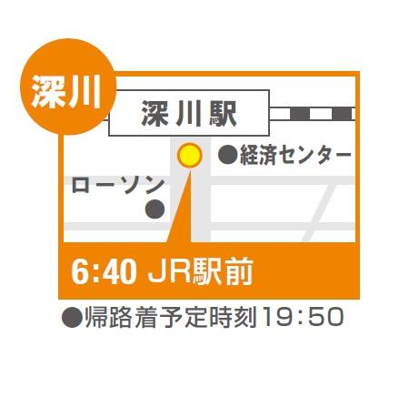 地図:【L6/26】深川(JR駅前)