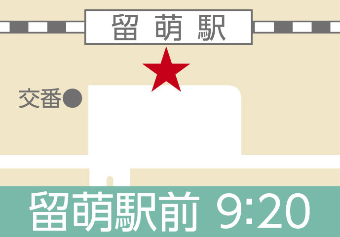 地図:留萌(留萌駅前)