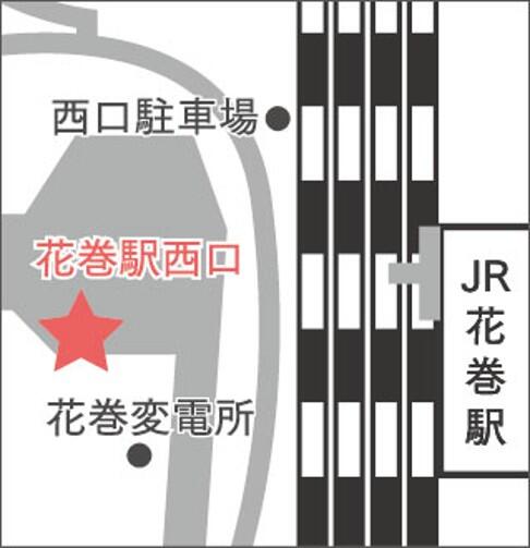 集合場所の地図
