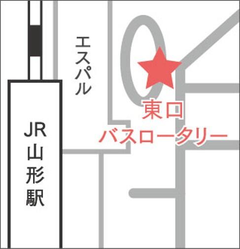 集合場所の地図