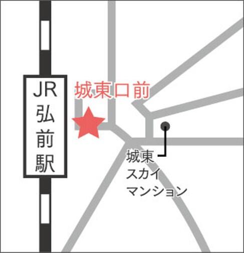 集合場所の地図
