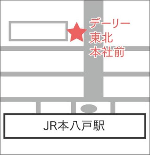 集合場所の地図