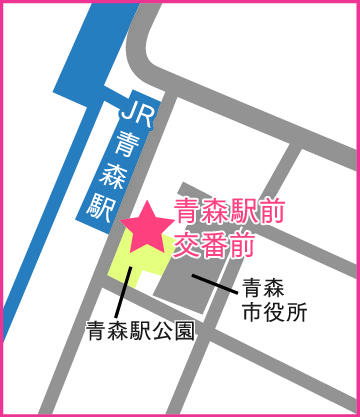 集合場所の地図