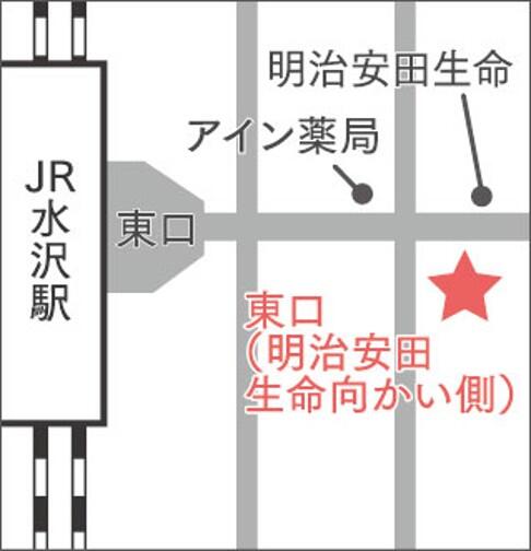集合場所の地図