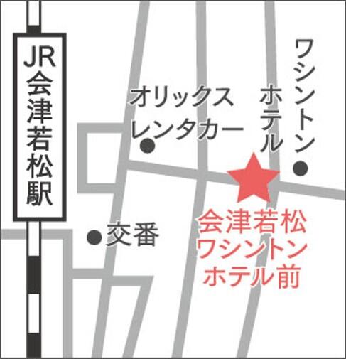 集合場所の地図
