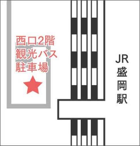 集合場所の地図