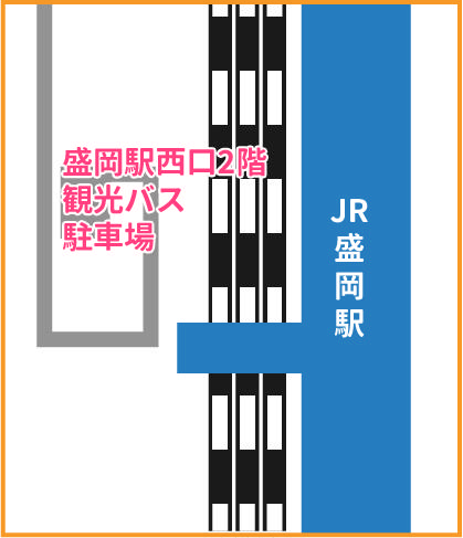 地図:盛岡駅