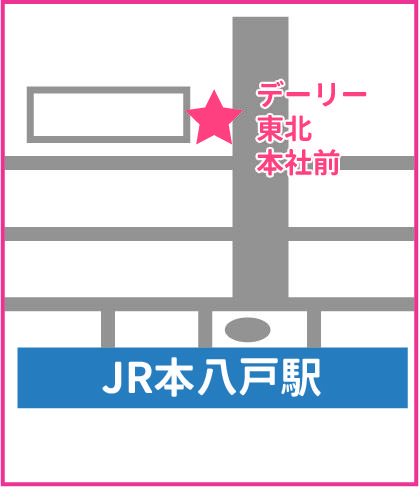 地図:本八戸駅
