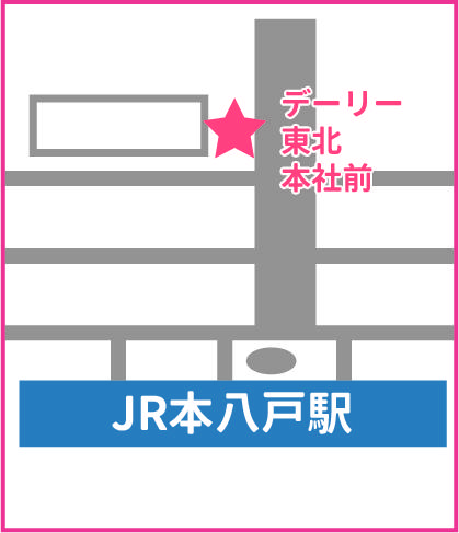 地図：本八戸駅