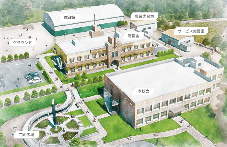 校舎 施設紹介 仙台みらい高等学園について 仮称 支援学校 仙台みらい高等学園 学校法人 三幸学園