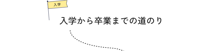 入学から卒業までの道のり