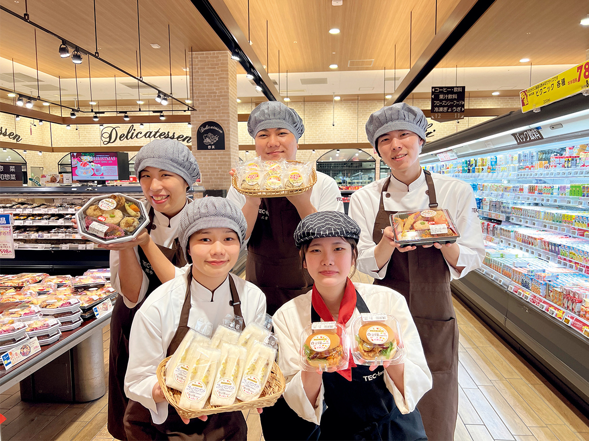 自分たちが考えた商品が店頭に！喜びを実感しました！