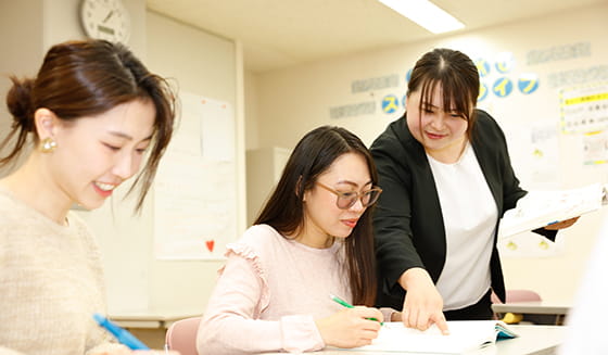 美容業界で必要とされる日本語接客用語や日本語会話をしっかり学べる