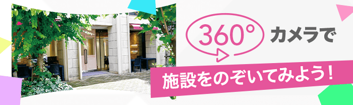 360度カメラで施設をのぞいてみよう