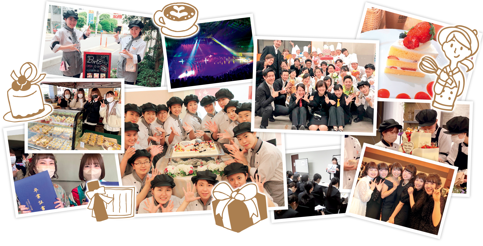 たのしいイベントがたっくさん! 充実のキャンパスライフで夢を実現させよう!