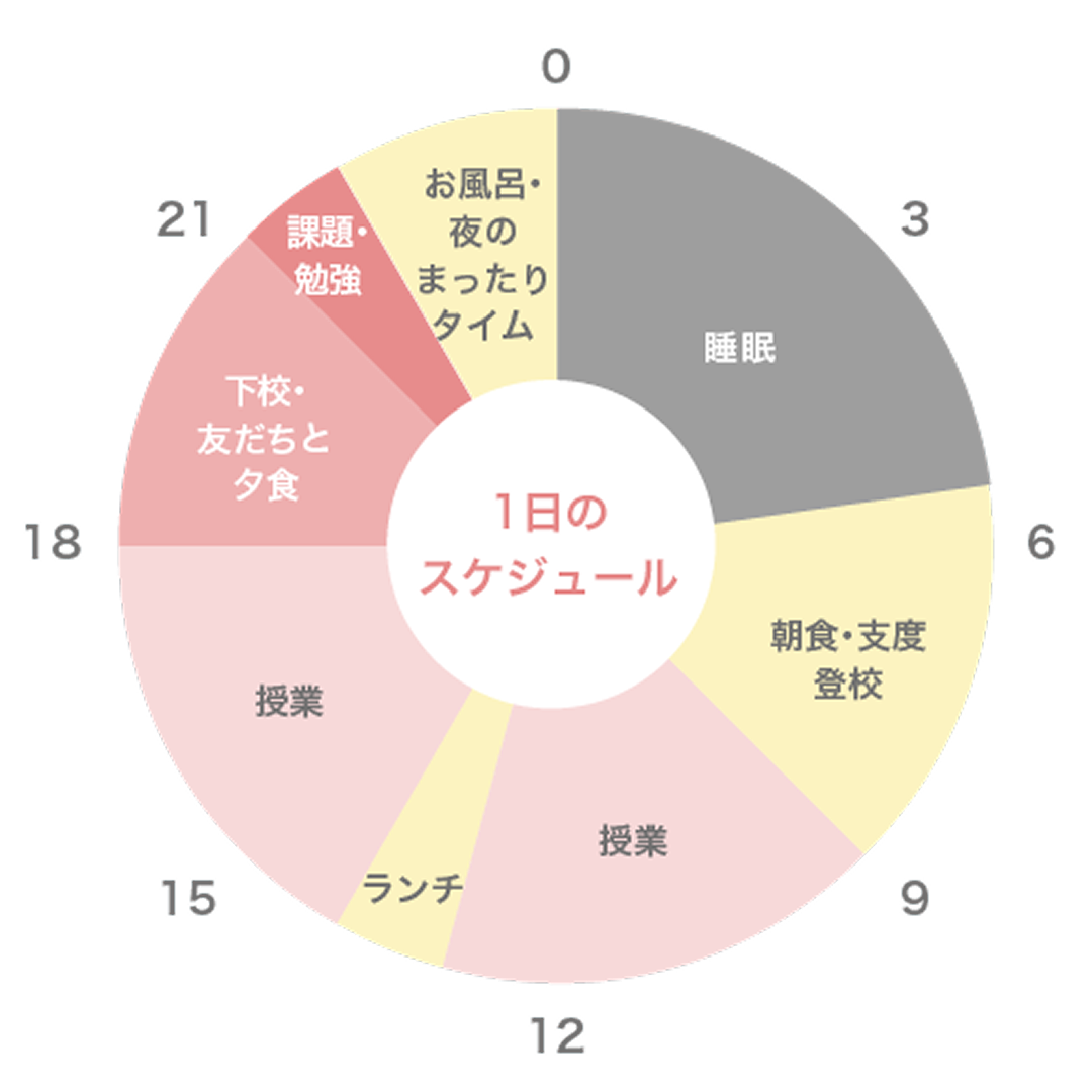 1日のスケジュール