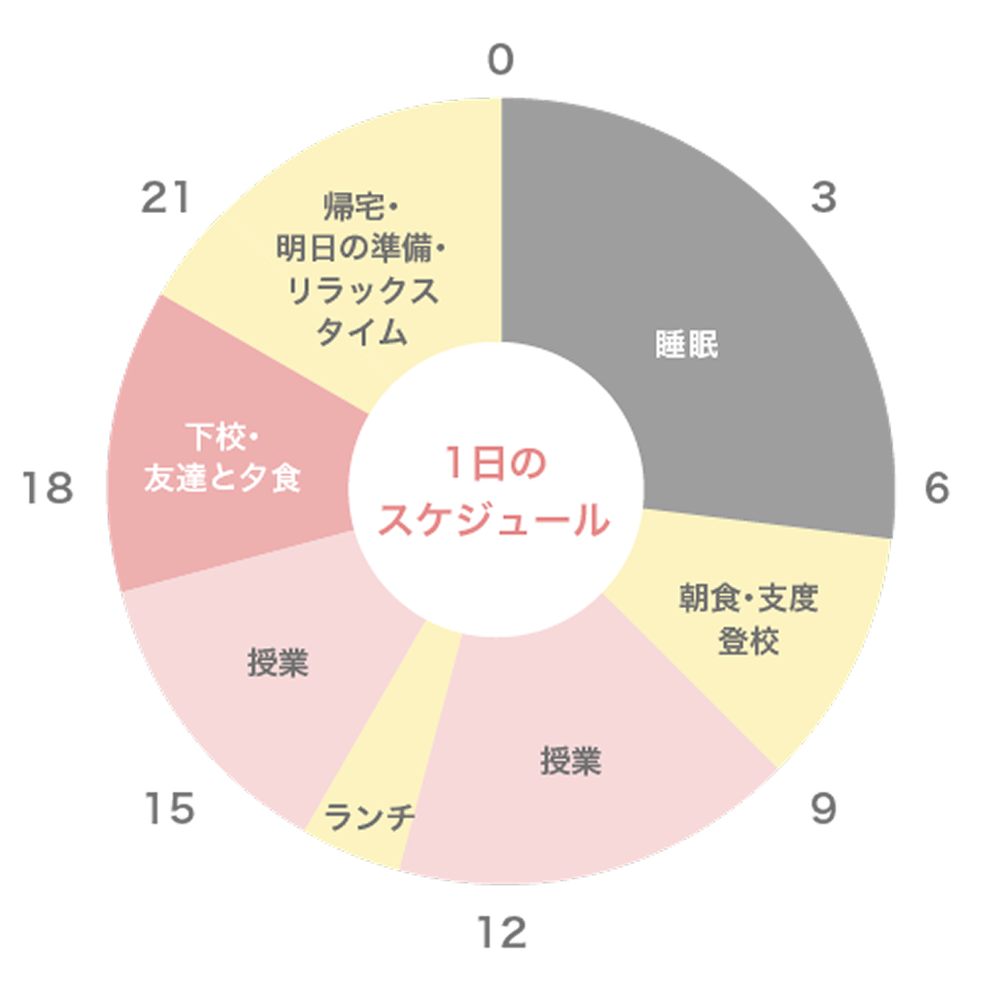 1日のスケジュール