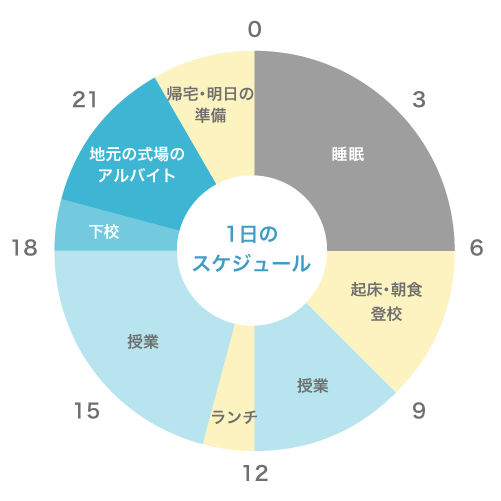 一天的日程