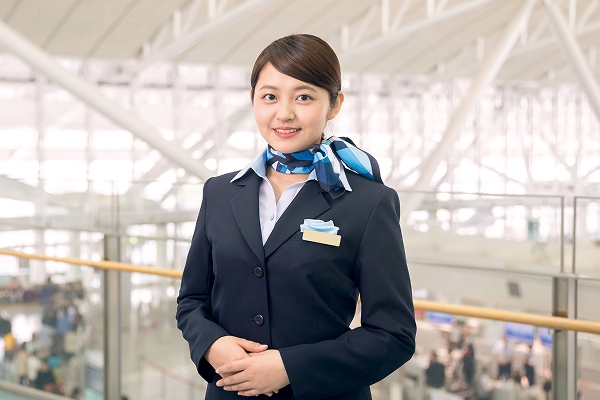 キャビンアテンダントの写真