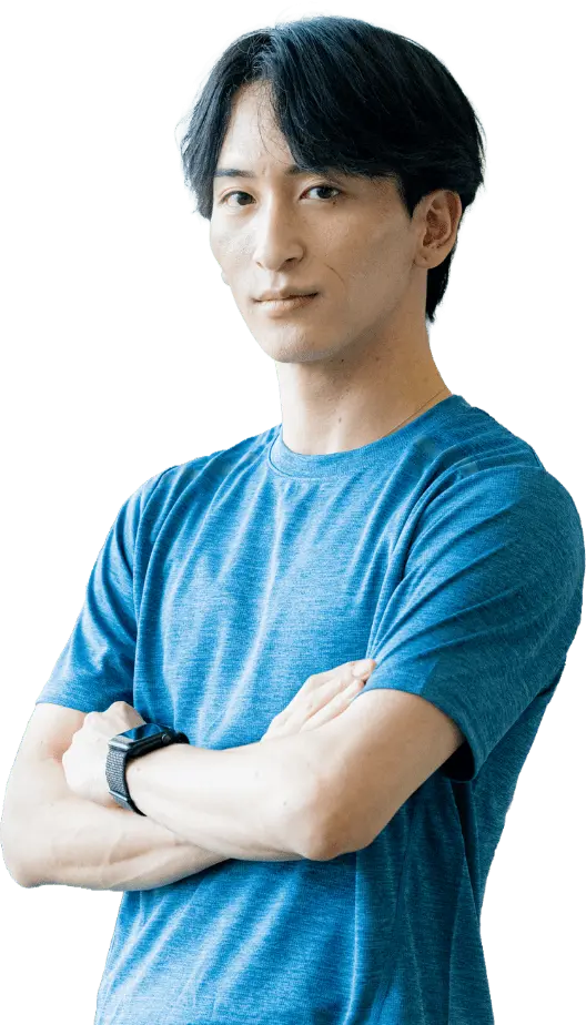男性トレーナーの画像